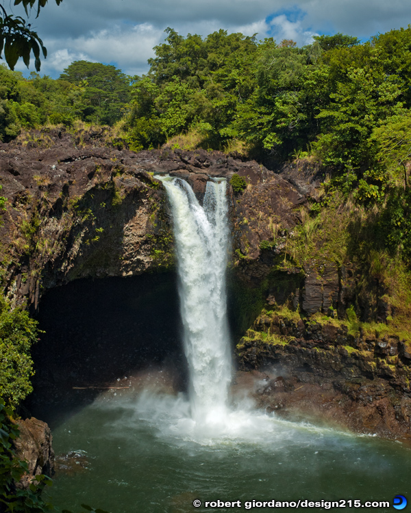 Rainbow Falls, Hawaii - Travel Photography