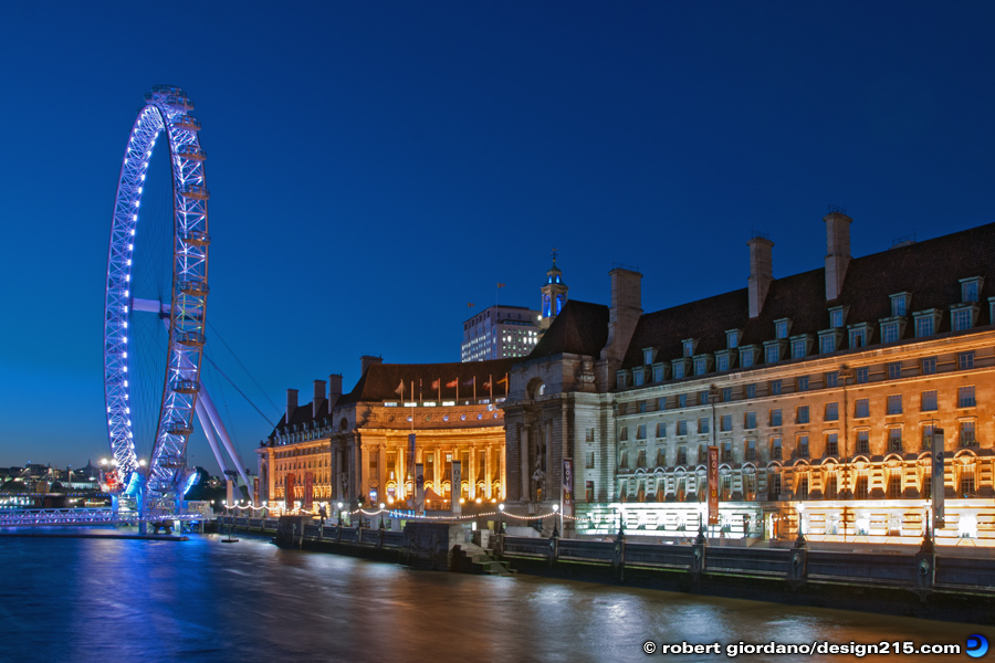 London Eye and County Hall - Travel Photography