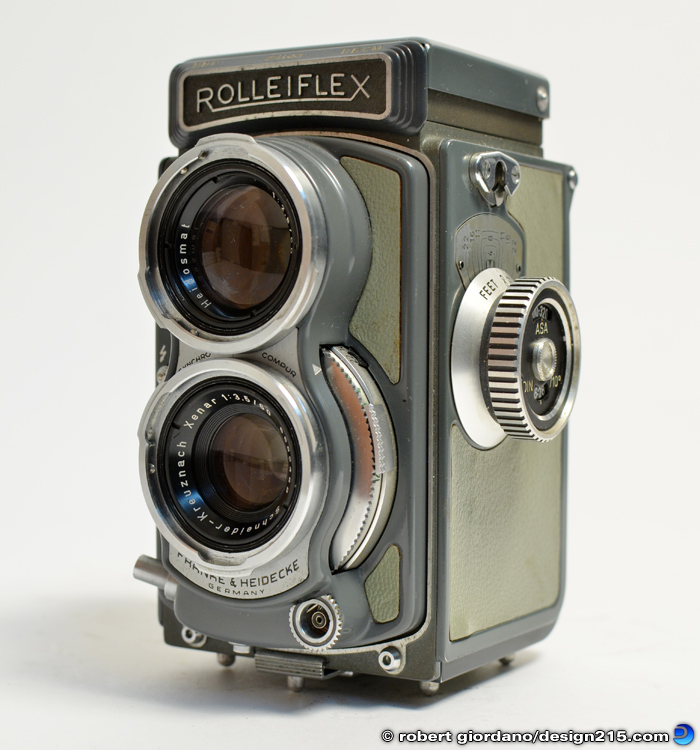 Rolleiflex Baby 4x4 Twin Lens Reflex Camera - Product Photography