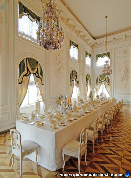 Peterhof Grand Palace, Dining Room - Travel Photography