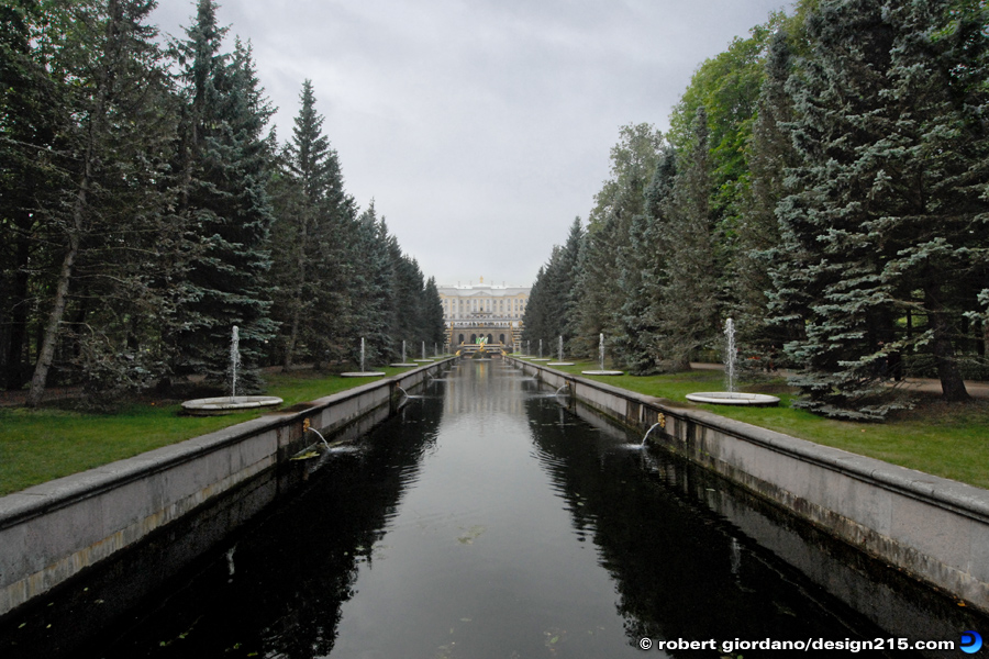 Morskoi Canal at Peterhof Palace - Travel Photography