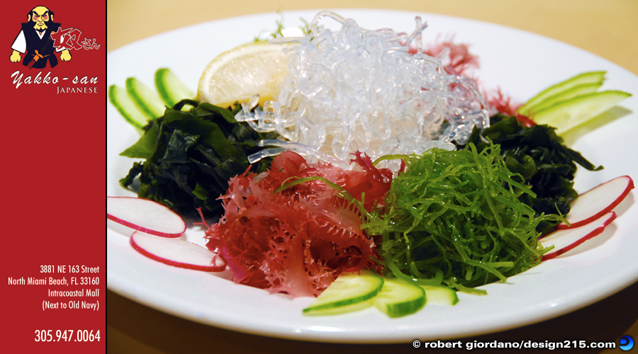 Yakko-San Seaweed Salad - Food Photography