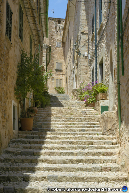 A Street in Fornalutx, Majorca - Travel Photography