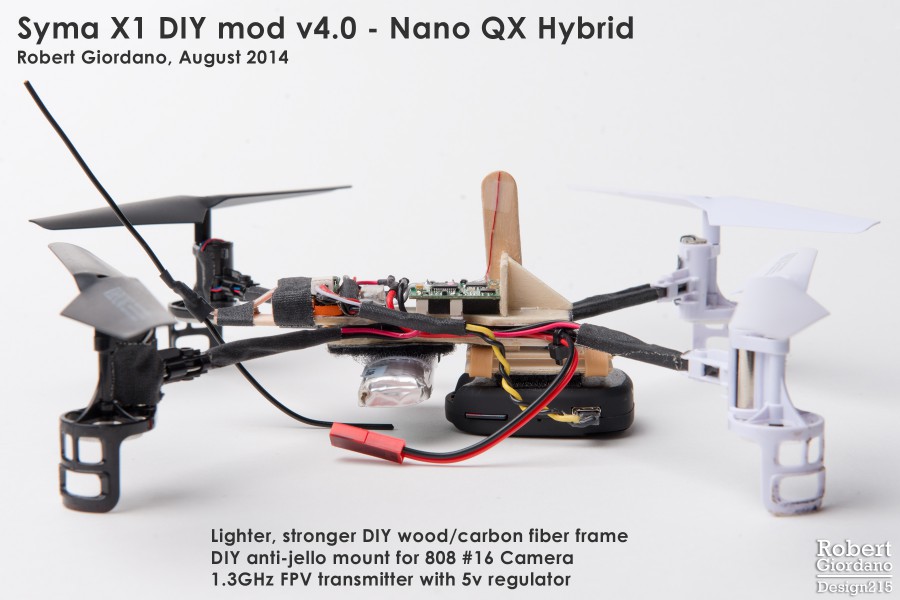 Syma X1 V4 Hybrid FPV Quadcopter - Multirotors