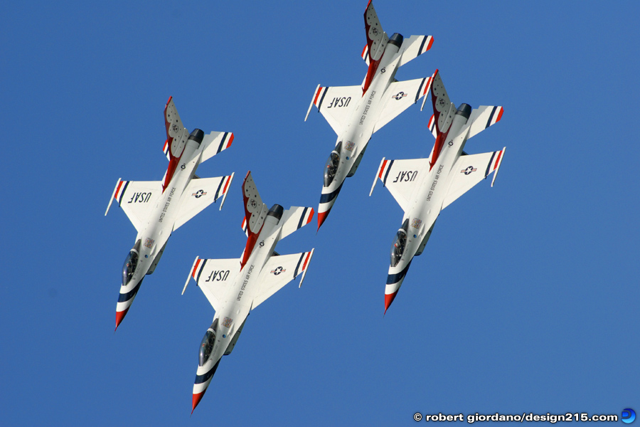 Thunderbirds in Formation - Action Photography
