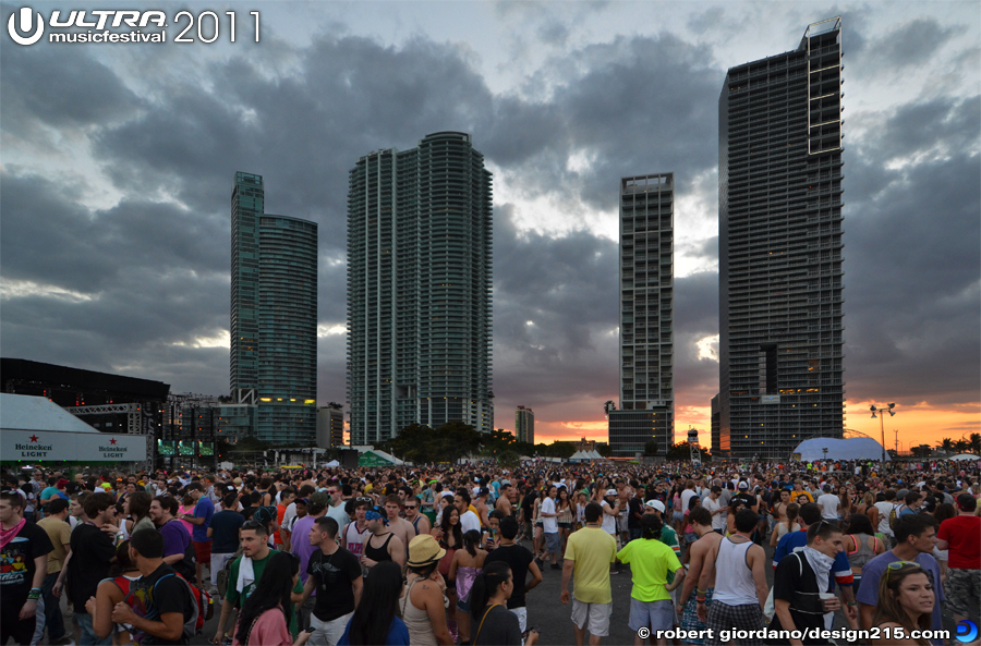 Sunset, Day 1 - 2011 Ultra Music Festival