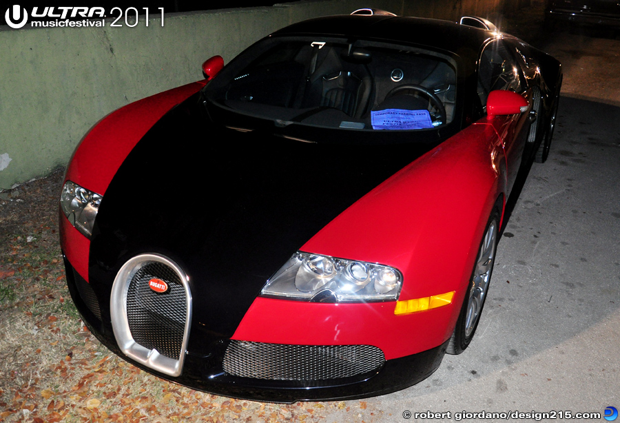 Flo Rida's Bugatti Veyron, Day 3 - 2011 Ultra Music Festival