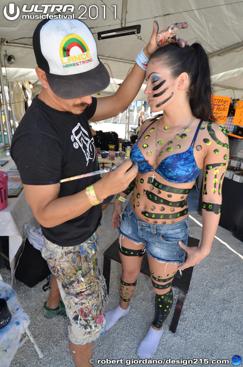 Body Painting - 2011 Ultra Music Festival