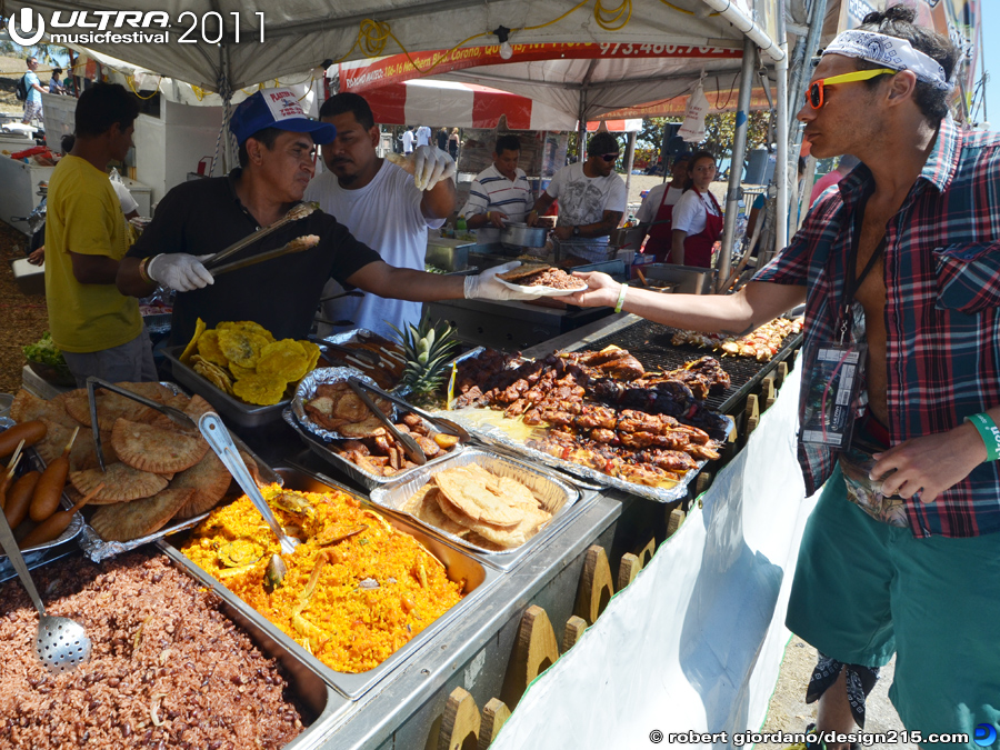 Food Vendors, Day 2 - 2011 Ultra Music Festival