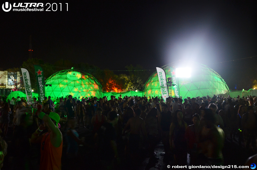 Heineken Dome at Night, Day 2 - 2011 Ultra Music Festival