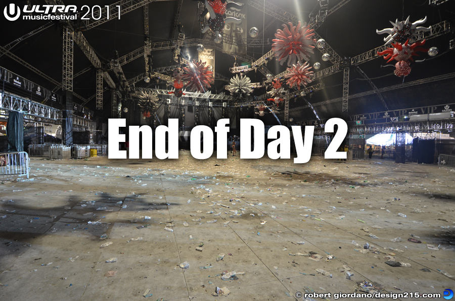 End of Day 2 - 2011 Ultra Music Festival