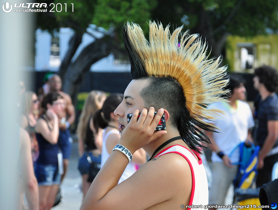 Mohawk Guy - 2011 Ultra Music Festival
