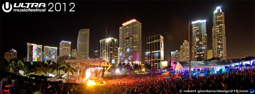 2012 Ultra Music Festival - Skyline - Facebook Cover Photos
