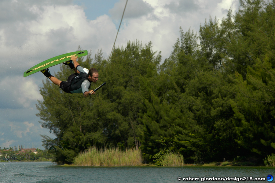 Wakeboarding with Dean Lavelle - Action Photography