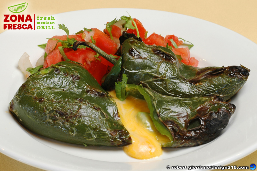 Chili Rellenos at Zona Fresca - Food Photography
