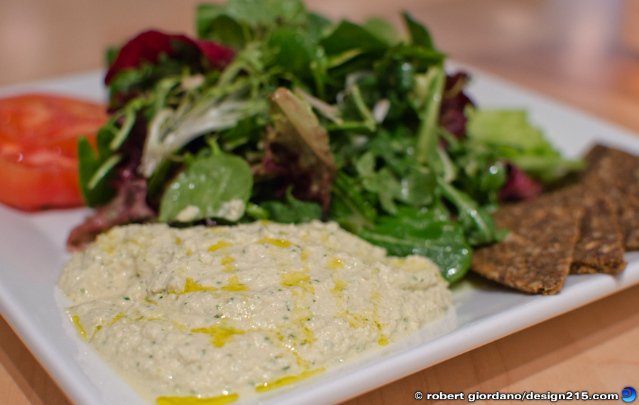 Hummus Plate at Christopher's Kitchen - Food Photography