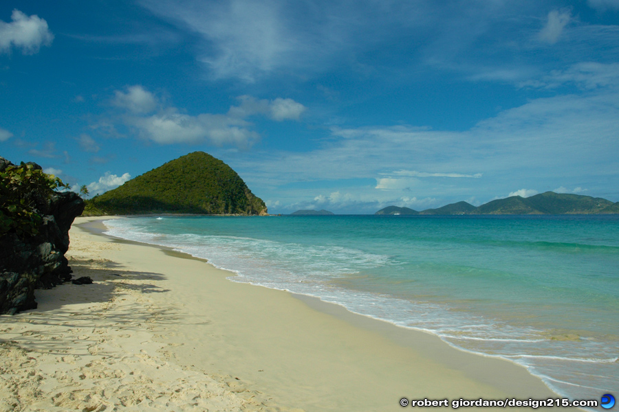 An Empty Beach on Tortola - Travel Photography