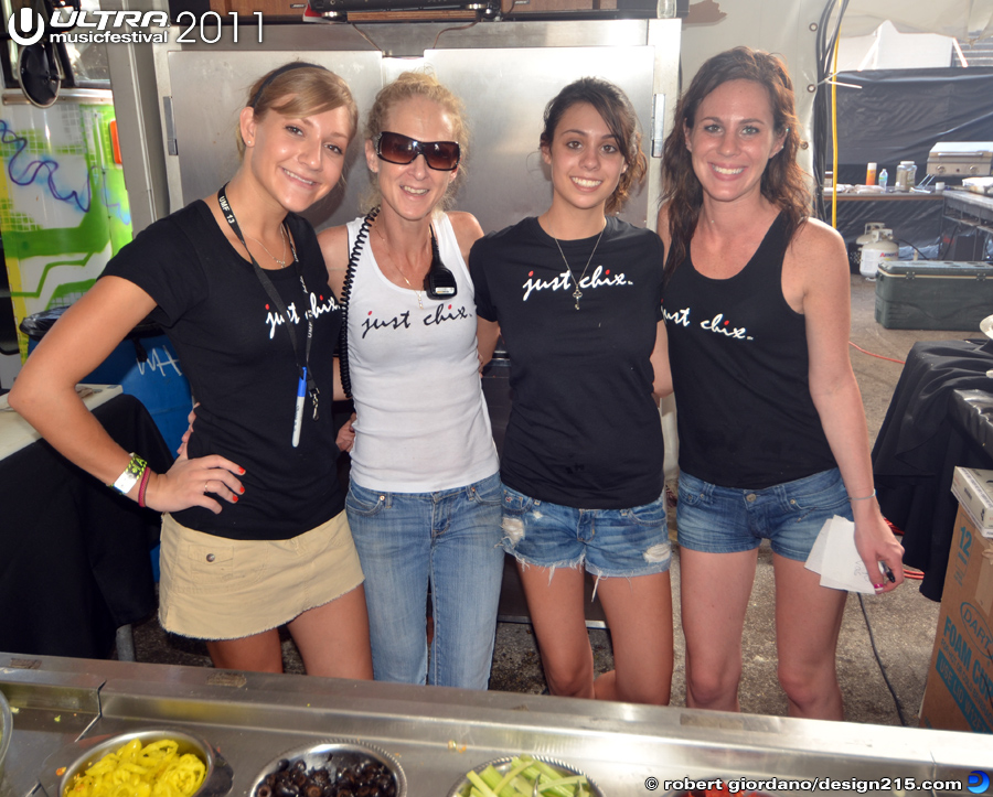 Just Chix Catering - 2011 Ultra Music Festival