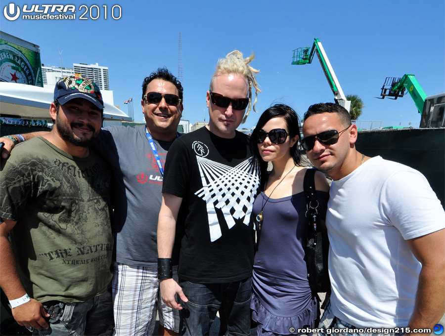 Backstage with Bunny from Rabbit in the Moon - 2010 Ultra Music Festival