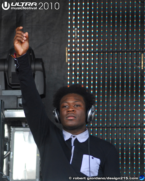 Benga on the Biscayne Stage, Day 2 - 2010 Ultra Music Festival