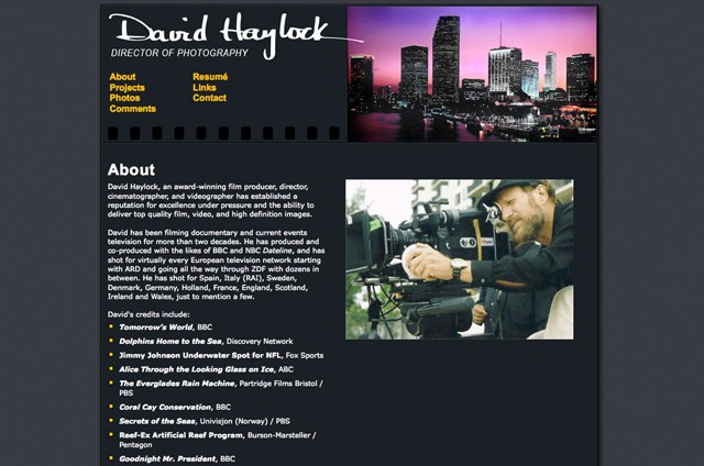 DavidHaylock.com - Web Design Portfolio