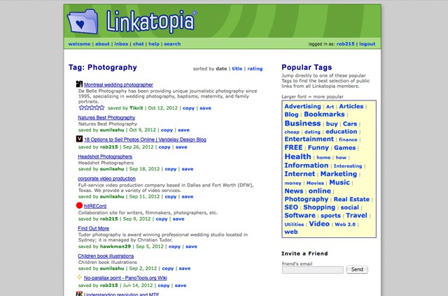 Linkatopia.com - Web Design Portfolio