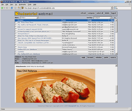 Industrial Webmail